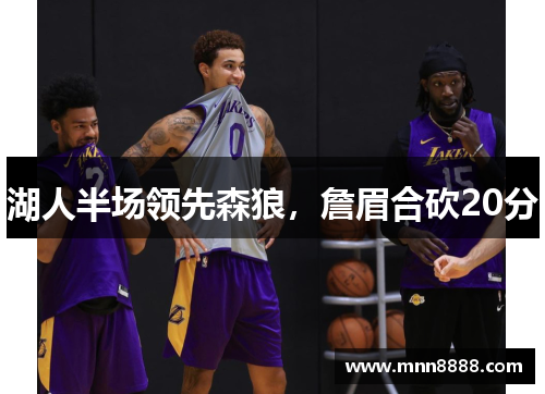 湖人半场领先森狼,詹眉合砍20分